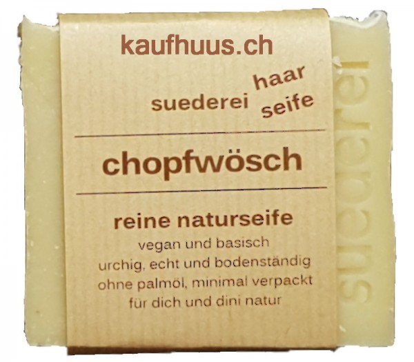 chopfwösch Haar- Naturseife