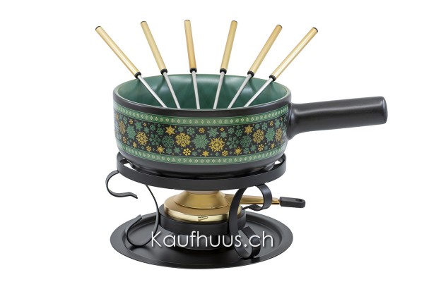 Käsefondue-Set Element "Winter Stars", 9-teilig, Ø 22cm