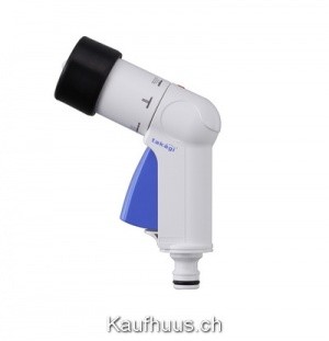Kompakt-Brause, blau-weiss
