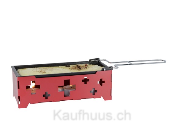 Kerzenraclette „Swiss“, rot