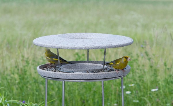 Denk Futterhaus Granicium® -Vögel füttern und beobachten mit Ständer