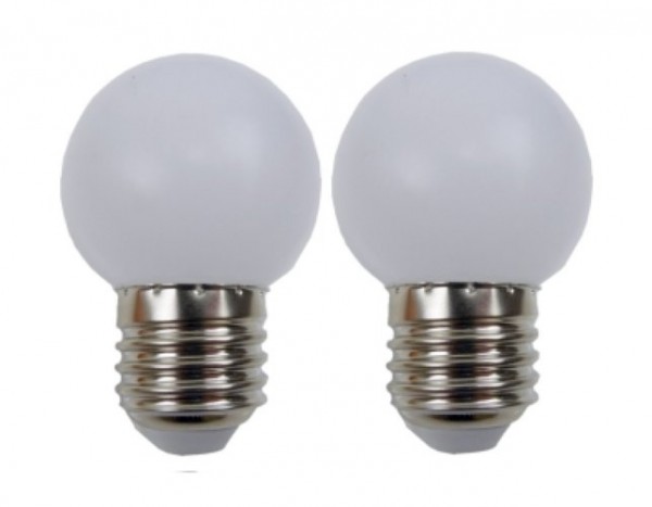 Easy-Connect 2 LED Leuchtmittel E27 Weiss