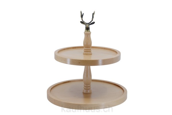 Holz Etagere "Hirsch"
