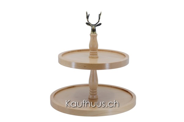 Holz Etagere "Hirsch"