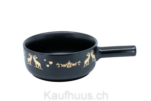 Käsefondue-Caquelon E22 "Deers in Love ", Ø 22cm