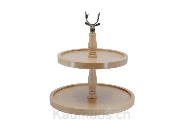 Holz Etagere "Hirsch"