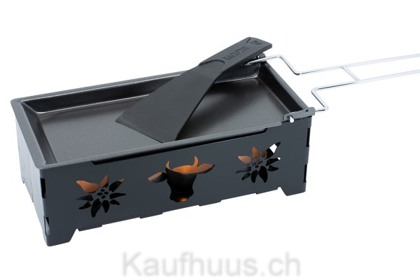 Kerzenraclette 2go "Muh", anthrazit