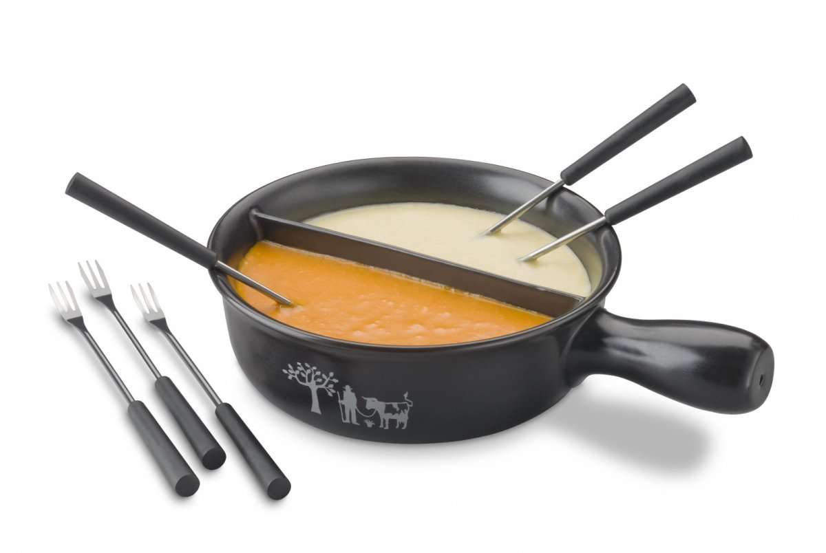 Fondue Caquelon 2Fondues kaufhuus.ch